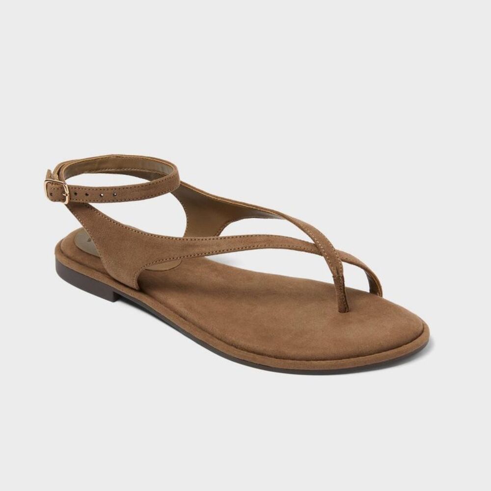 Women's Maddox Sandals - Universal Thread Dark Taupe 11